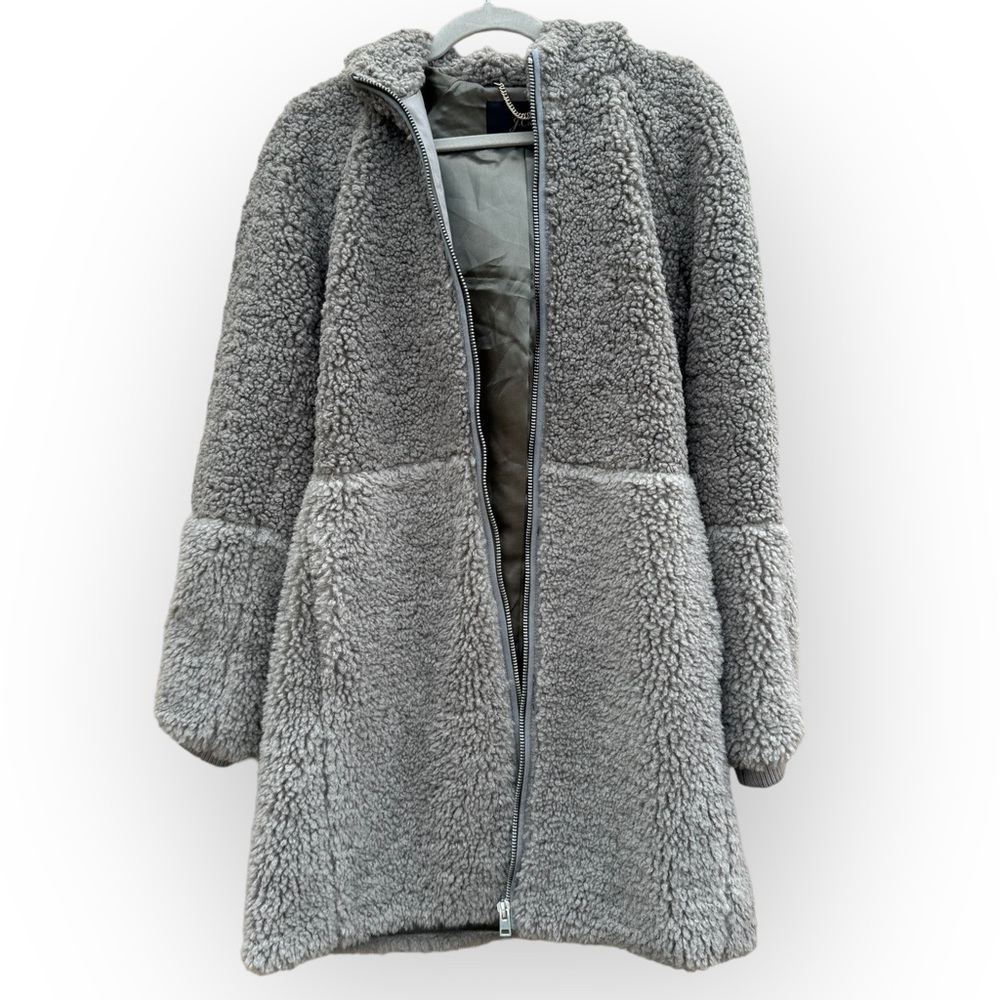 Super Snuggly Waterproof Teddy Coat J Crew - EUC worn seldomly